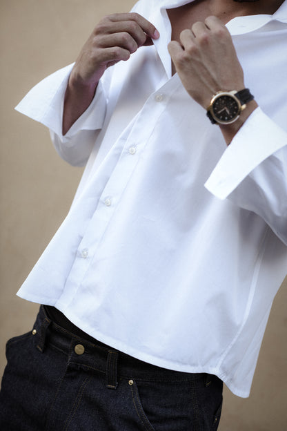 Camicia Crop Bianca