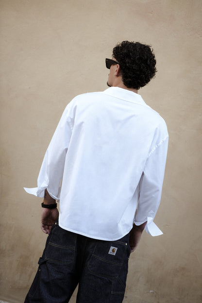 Camicia Crop Bianca