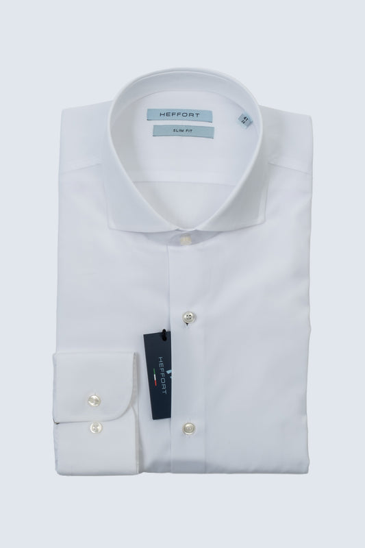 Camicia Collo Francese Bianca