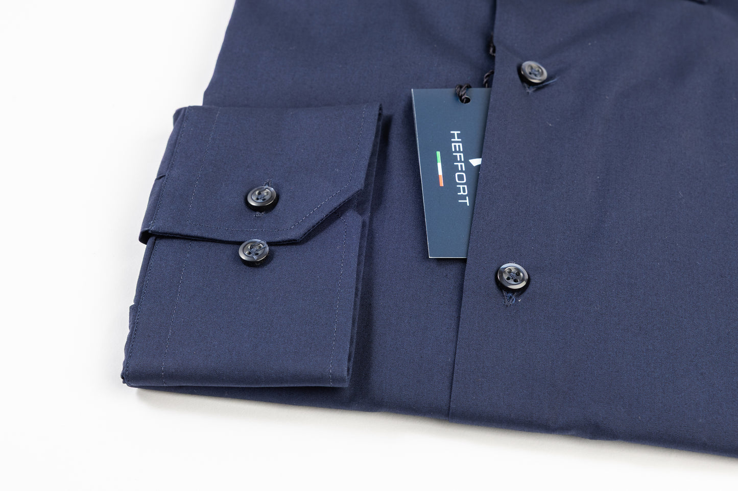 Camicia Business Blu Collo Francese